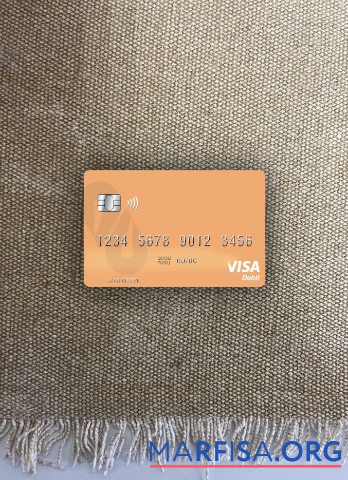 Downloadable Pakistan Al Baraka Bank visa debit card photolook front real example